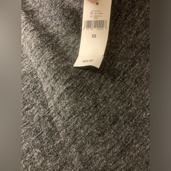 NWT $90 Banana Republic Dark Gray Charcoal Ruched‎ Jersey Mini Bodycon Dress - Picture 5 of 6